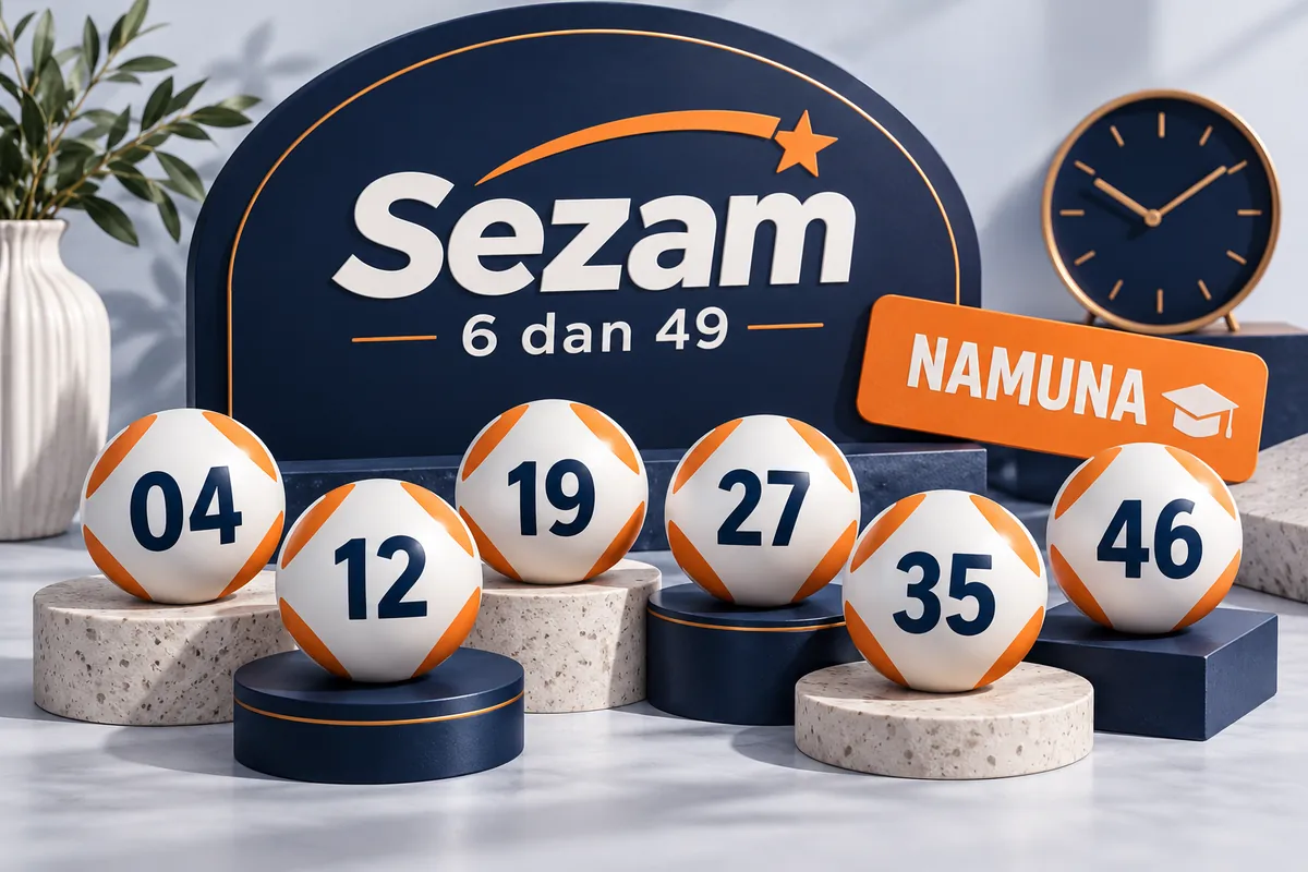 Sezam 6 из 49: иллюстрация с шарами 04, 12, 19, 27, 35, 46, пример без реальных результатов